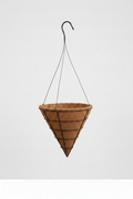 Cone Hanging Basket w Wire Hanger