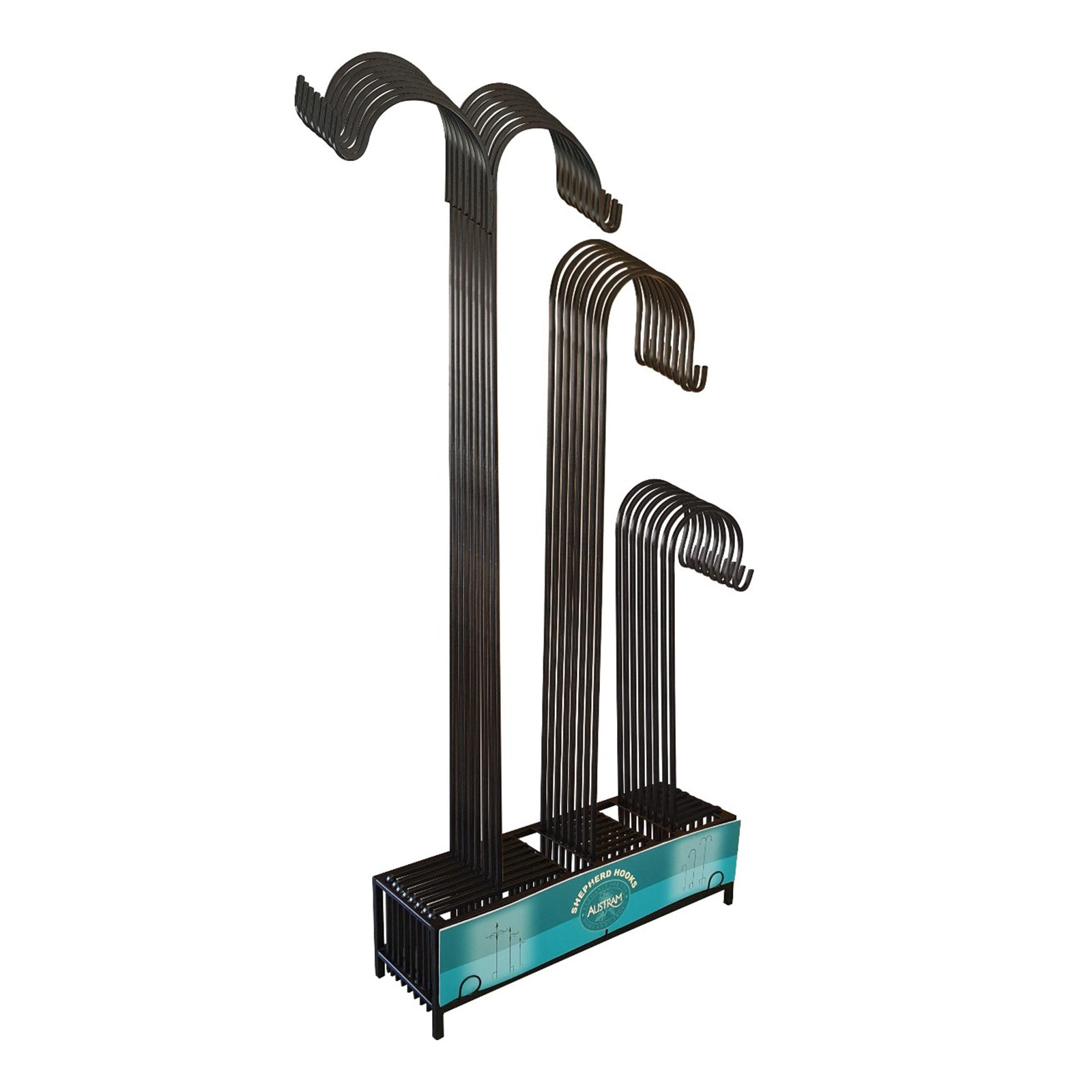 Square Shepherd Hook Assortment - Black