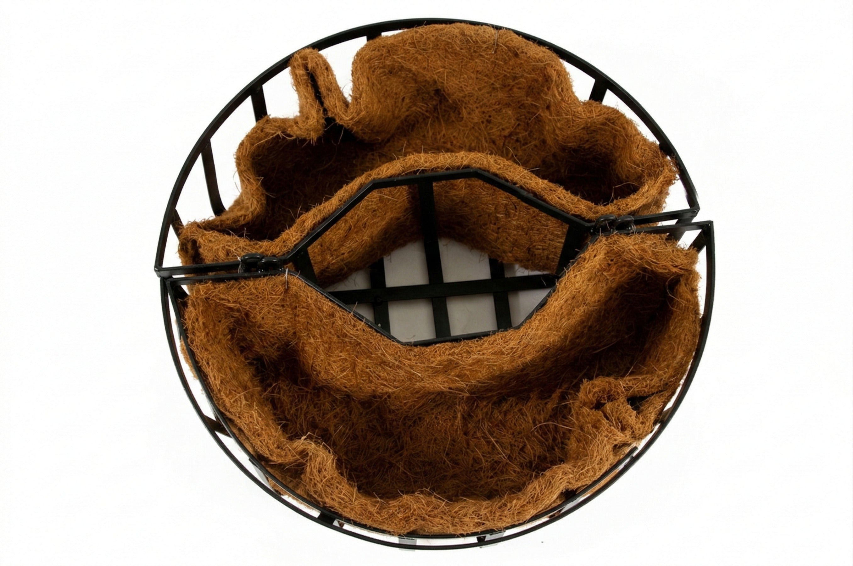 Hampton Pole Planter Set-Leather Black