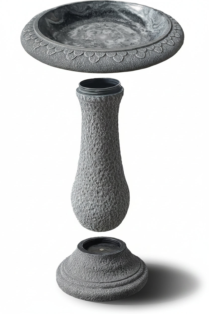 Abaco Bird Bath (20" x 10.5" x 21")