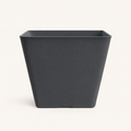 Vizcaya Square Planter (12" x 12" x 18") - Anchor Grey