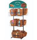 Display For Trough Liners and Hanging Basket Liners